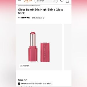 Fenty Bomb Stix High-Shine Gloss Stick High’biscus
